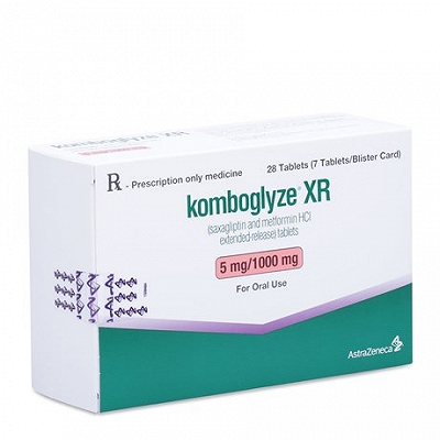 Komboglyze Xr 5mg/1000mg Astrazeneca (H/28v)