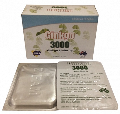 Ginkgo 3000 ginkgo biloba 3g Australia (H/90v)