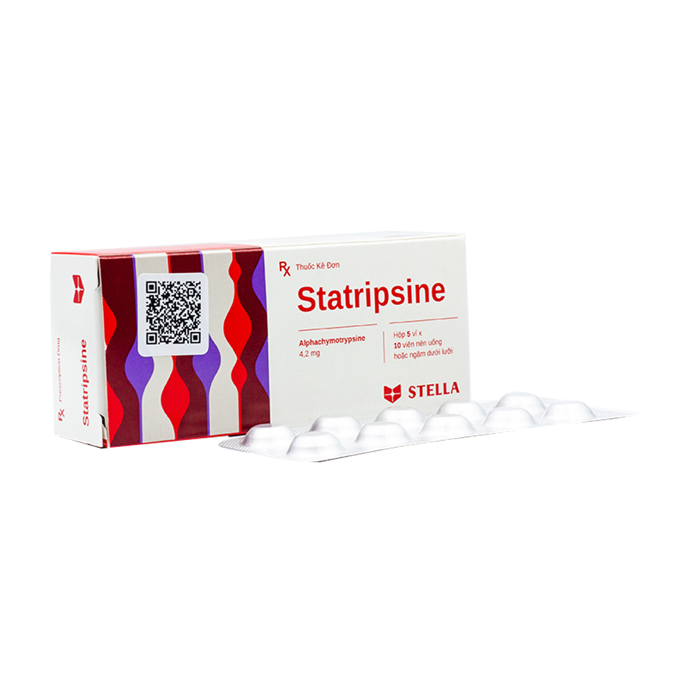 Statripsine Alphachymotrypsine 4,2mg Stella (H/50v)