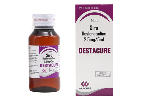 Destacure Desloratadine 2.5mg/5ml Gracure (Lọ/60ml)