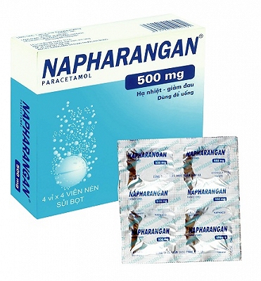 Napharangan Paracetamol 500mg Nam Hà (H/16v) Date 12/2027