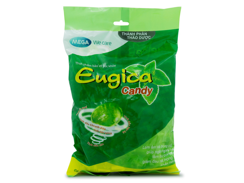 Eugica Candy kẹo ngậm Mega (Gói/300v) Date 12/2025