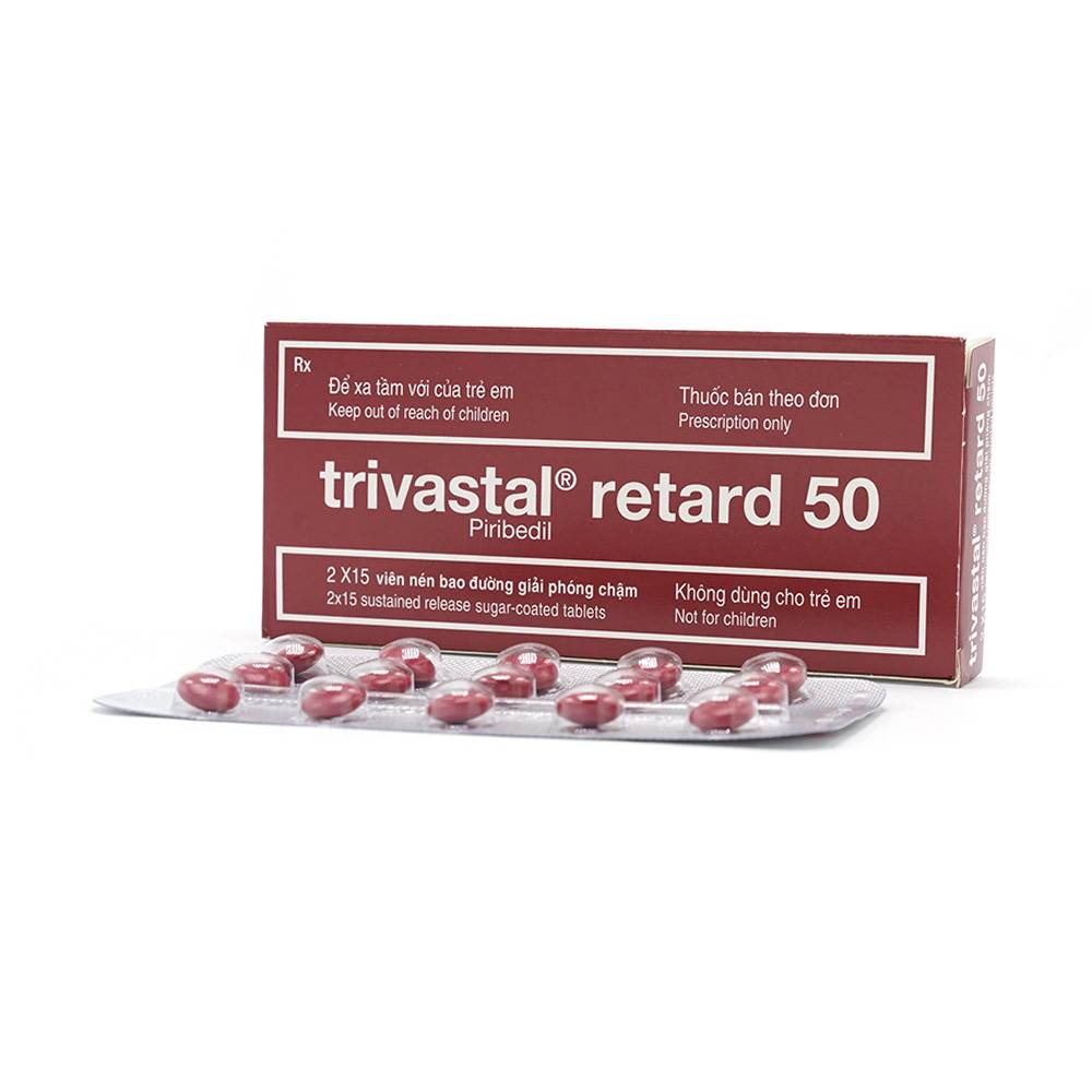 Trivastal Retard Piribedil 50mg Pháp (H/30v)