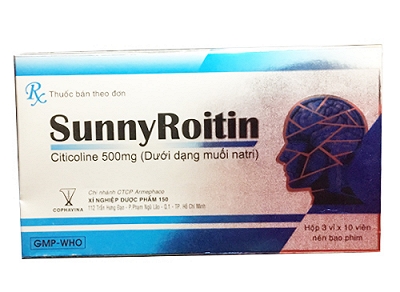 Sunnyroitin Citicolin 500mg Z150 Cophavina (H/30v)