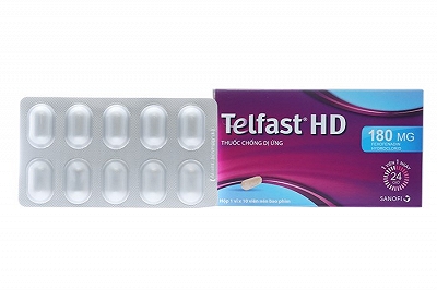 Telfast HD Fexofenadin 180mg Sanofi (H/10v)