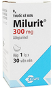 [T00978] Milurit Allopurinol 300mg Egis Pharma Hungary (L/30v)