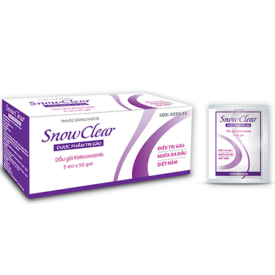 Snowclear dầu Gội Trị Gàu (H/50gói/5ml)