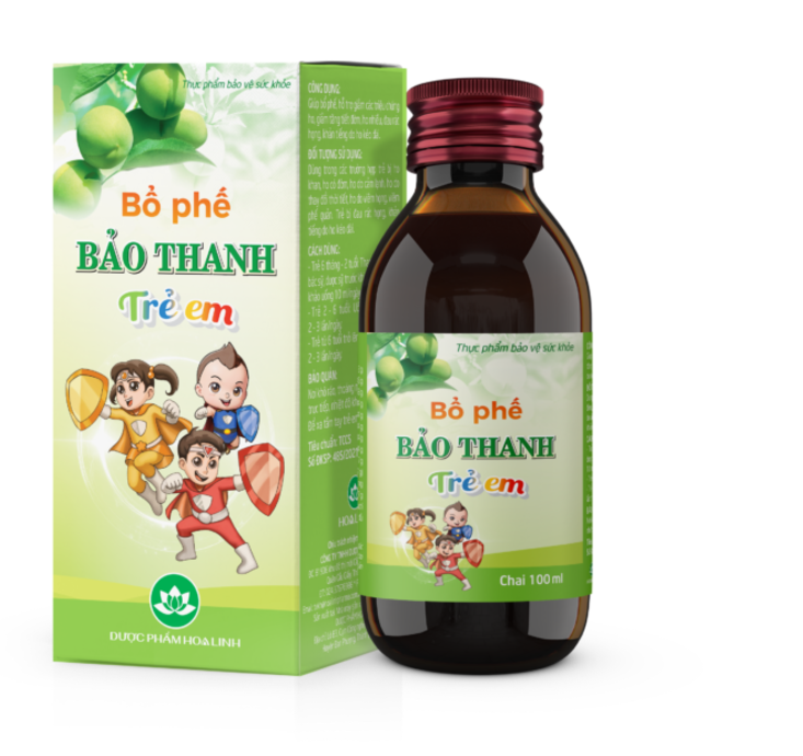 Bảo Thanh Siro Ho Bổ Phế Trẻ Em Hoa Linh (Lọ/100ml)