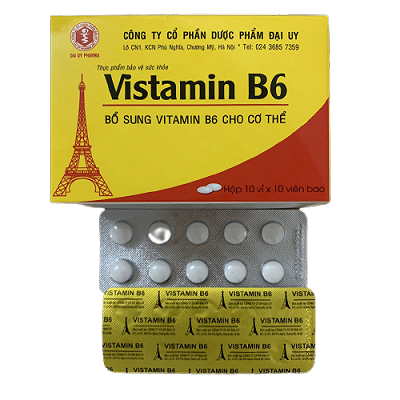 Vistamin B6 Vitamin B6 Đại Uy (H/100v) Date 07/2026