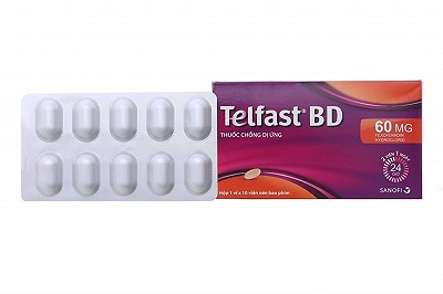  Telfast BD Fexofenadin 60mg Sanofi (H/10v)