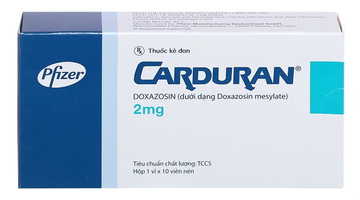 Carduran Doxazosin 2mg Pfizer (H/10v) date 02/2025