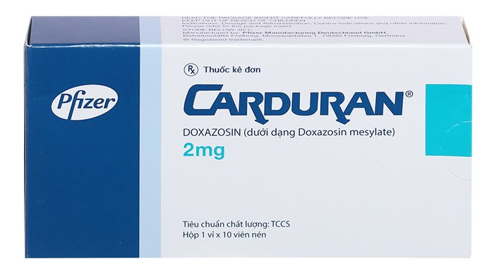 Carduran Doxazosin 2mg Pfizer (H/10v) date 02/2026