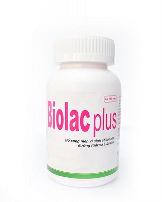 Biolac Plus Biotech 500mg Nam Việt (Lọ/100v)