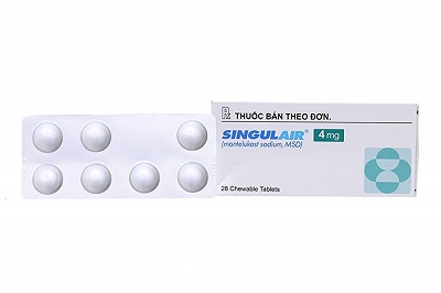 Singulair Montelukast 4mg MSD (H/28v) date 10/2025