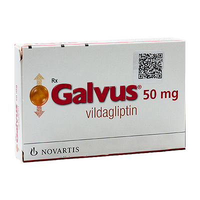 Galvus Vildagliptin 50mg Novartis (H/28v)