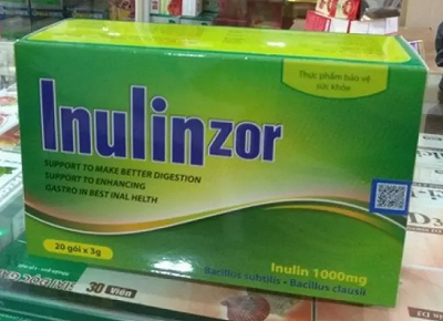 Inulin Zor 1000mg Bổ Sung Chất Xơ Tradiphar (H/20gói/3g)