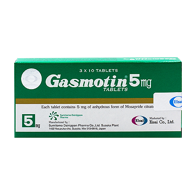 Gasmotin Mosaprid Citrat 5mg Nhật Bản (H/30v) Date 04/2027