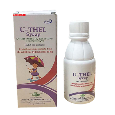  U Thel Siro Bromphenirmin 4mg Unison (C/60ml)