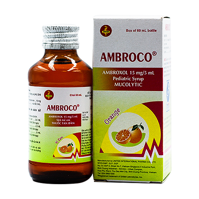 Ambroco Ambroxol 15mg/5ml United (Lọ/60ml) 