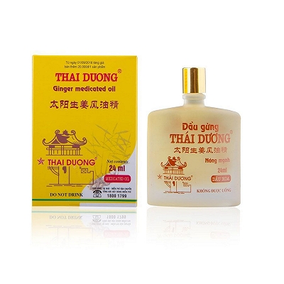 Dầu Gừng Thái Dương (dầu xoa) (Chai/24ml)