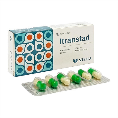 Itranstad Itraconazol 100mg Stella (H/6v)