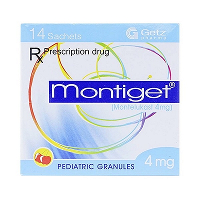 Montiget Montelukast 4mg Getz Pakistan (H/14gói/4mg) 