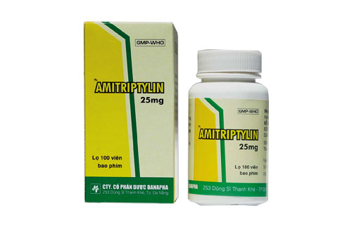 Amitriptylin 25mg Đà Nẵng (Lọ/100v)