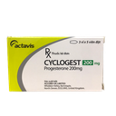 [T01159] Cyclogest Progesterone 200mg viên đặt UK (H/15v) 