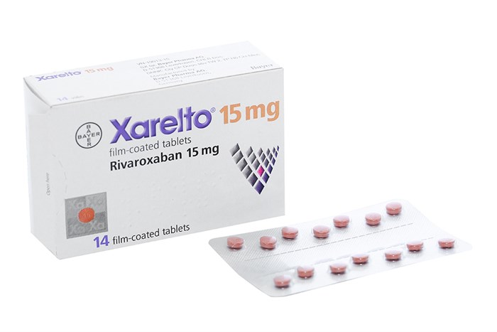 Xarelto rivaroxaban 15mg Bayer (H/14v) date 11/2025