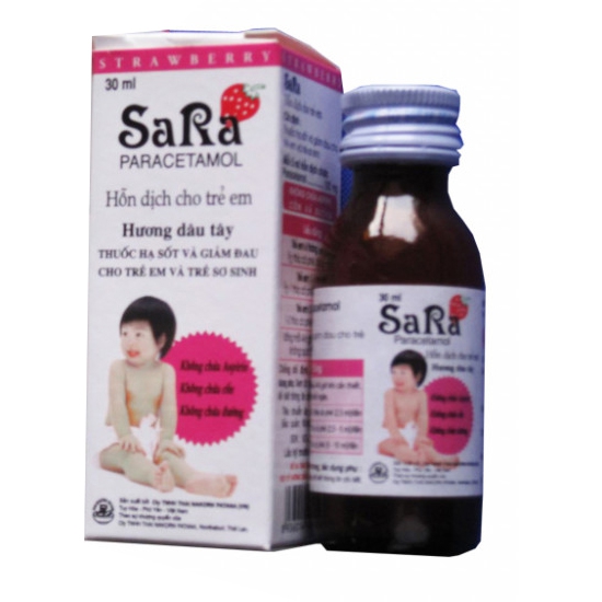 Sara Siro Hạ Sốt Dâu (Lọ/30ml)