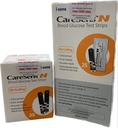 [T01185] Que Thử Đường Huyết vỉ Caresens N (H/25que) Date 04/2027