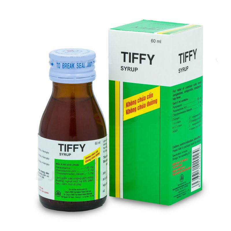 Tiffy Siro Thai Nakorn Patana Thái Lan (Lọ/60ml) (date 9/2026)