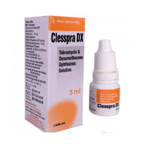 Clesspra Dx nhỏ mắt vàng 5ml Ấn Độ (Lọ/5ml) 