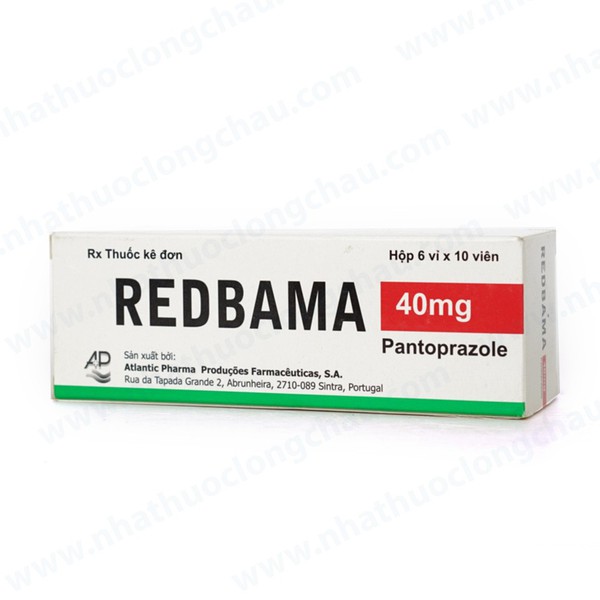 Redbama Pantoprazol 40mg Atlantic Pharma (H/60v) Date 10/2026