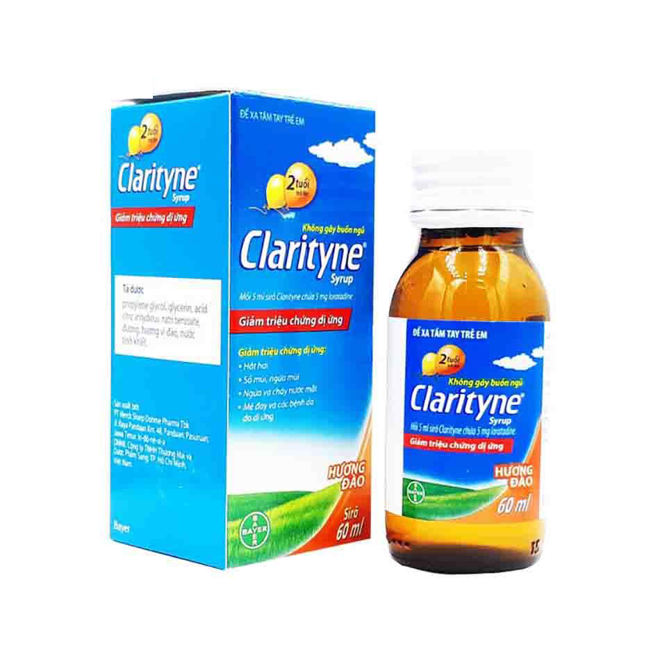 Clarityne Loratadine 1mg/ml siro Bayer (Lọ/60ml)