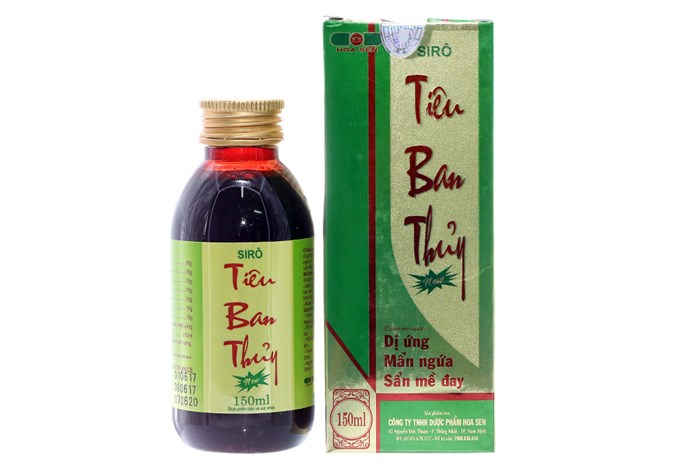 Tiêu Ban Thủy siro Hoa Sen (Lọ/150ml)