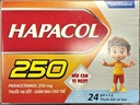[T01277] Hapacol 250mg DHG Hậu Giang (H/24gói/1.5g) 