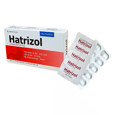 Hatrizol Omeprazol 20mg Capsules DHG Hậu Giang (H/30v)