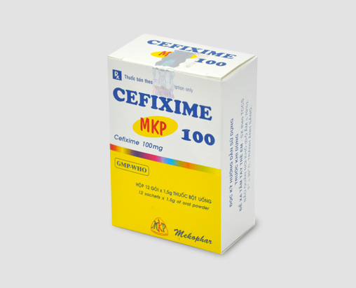 Cefixime 100mg Mekophar (H/12gói/1.5g) 