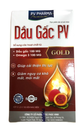 [T01326] Viên Dầu Gấc Gold PV Phúc Vinh (Lọ/100v) màu nâu