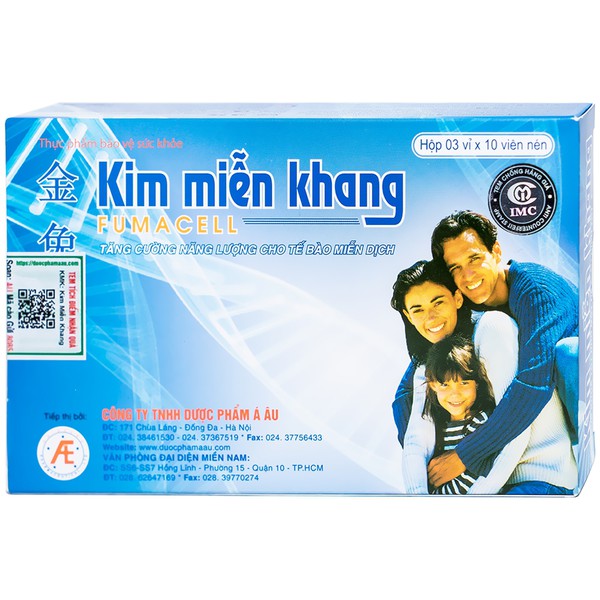 Kim Miễn Khang DP Á Âu (H/30v)