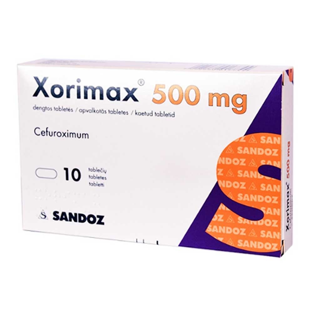 Xorimax Cefuroxim 500mg Sandoz (H/10V) Date 11/2025