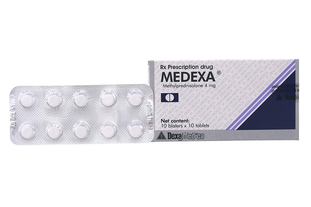 Medexa Methylprednisolon 4mg Medica (H/100v)