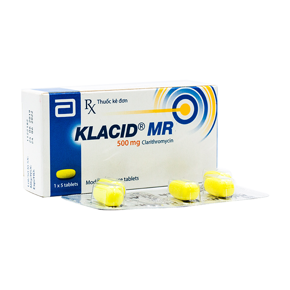  Klacid MR Clarithromycin 500mg Abbott (H/5v)