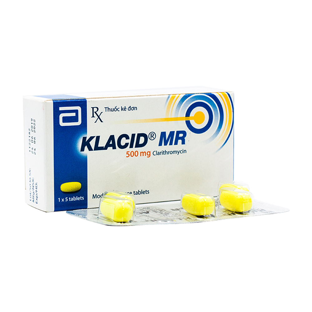Klacid MR Clarithromycin 500mg Abbott (H/5v)