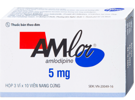 Amlor 5mg viên nang Pháp (H/30v) Date 07/2026