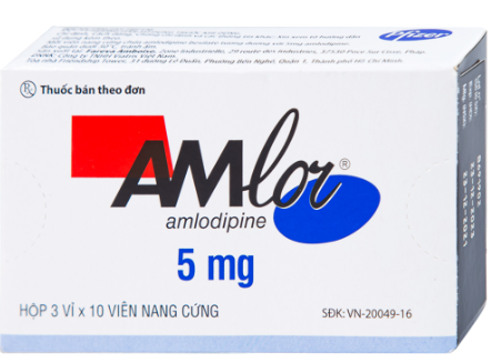 Amlor 5mg viên nang Pháp (H/30v) date 09/2025