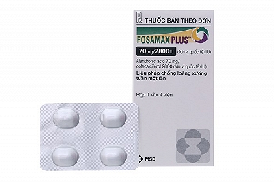 Fosamax Plus 70mg/2800IU Msd (H/4v)  date 01/2026