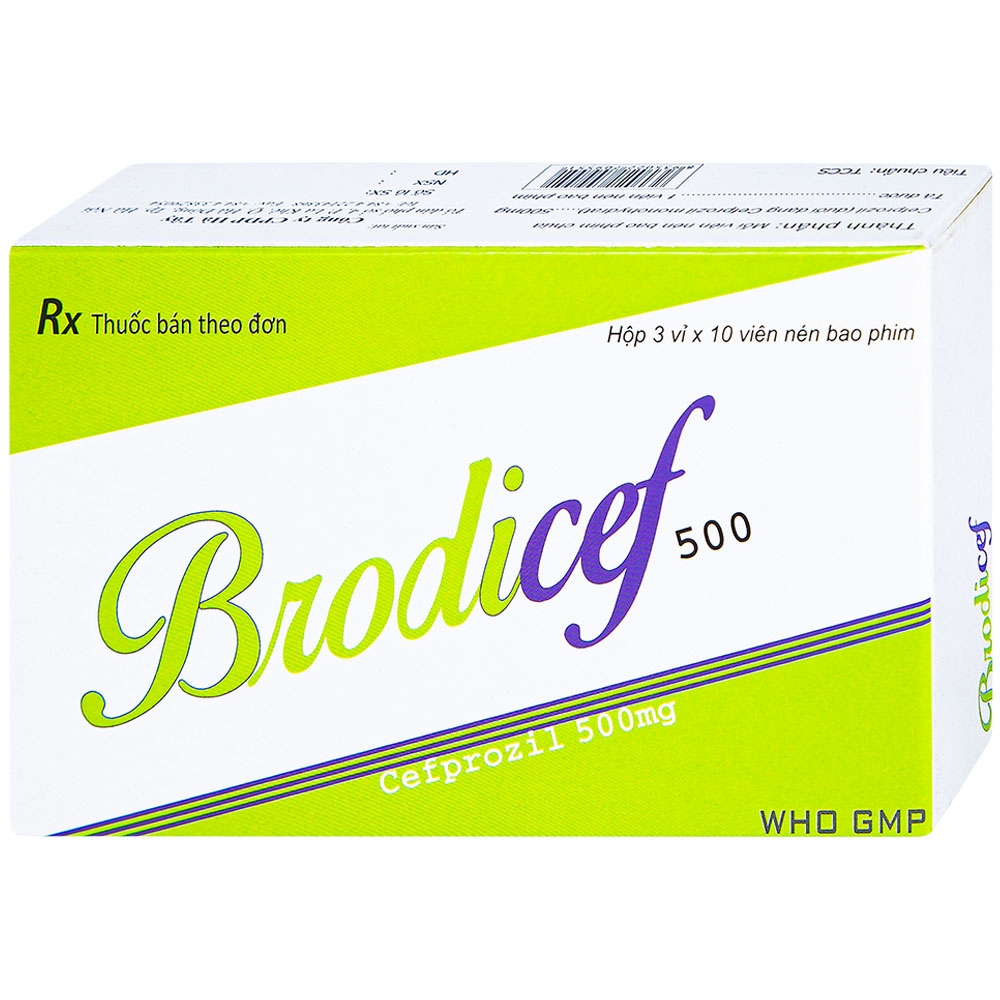  Brodicef Cefprozil 500mg Hà Tây (H/30v)