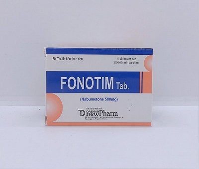 Fonotim Nabumetone 500mg Hàn Quốc (H/100v) date 10/2024